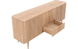 Goossens dressoir seppe wit eiken - 8202882-01