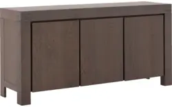 Goossens dressoir clear donker bruin eiken - 8202914-01