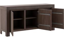 Goossens dressoir clear donker bruin eiken - 8202914-01