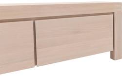 Goossens tv meubel clear wit eiken - 8202921-01