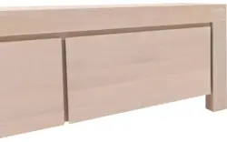 Goossens tv meubel clear wit eiken - 8202921-01
