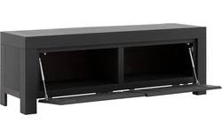 Goossens tv meubel clear zwart eiken - 8203017-01