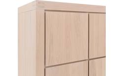 Goossens opbergkast clear wit eiken - 8203022-01