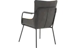 Goossens excellent eetkamerstoel matteo geel stof - 8203121-01