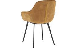 Goossens basic eetkamerstoel ebi geel stof - 8203173-03