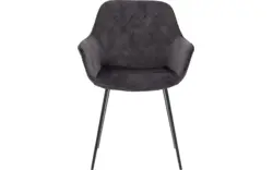 Goossens basic eetkamerstoel ebi grijs stof - 8203175-02