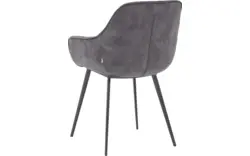 Goossens basic eetkamerstoel ebi grijs stof - 8203175-02