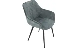 Goossens basic eetkamerstoel ebi blauw stof - 8203176-02
