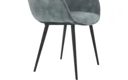 Goossens basic eetkamerstoel ebi blauw stof - 8203176-02