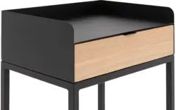 Goossens nachtkastje vide onbewerkt eiken - 8203205-01