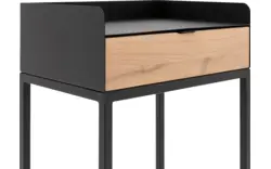 Goossens nachtkastje vide wit eiken - 8203207-02