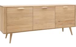 Goossens dressoir bjarte wit eiken - 8203306-02