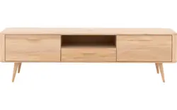Goossens tv dressoir bjarte wit eiken - 8203314-01