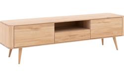 Goossens tv dressoir bjarte wit eiken - 8203314-02