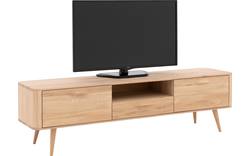 Goossens tv dressoir bjarte wit eiken - 8203314-01