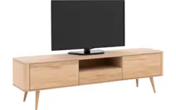 Goossens tv dressoir bjarte wit eiken - 8203314-01