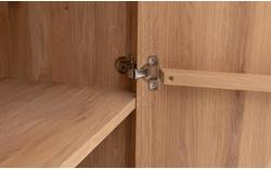 Goossens opbergkast bjarte wit eiken - 8203315-01