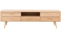 Goossens tv meubel bjarte wit eiken - 8203322-01