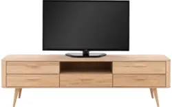 Goossens tv meubel bjarte wit eiken - 8203322-01