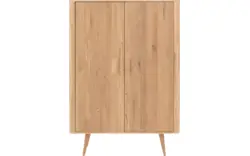 Goossens opbergkast bjarte wit eiken - 8203326-01