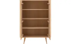 Goossens opbergkast bjarte wit eiken - 8203326-01
