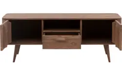 Goossens tv meubel bjarte donker bruin eiken - 8203328-01
