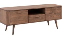 Goossens tv meubel bjarte donker bruin eiken - 8203328-01