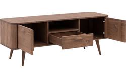 Goossens tv meubel bjarte donker bruin eiken - 8203328-01