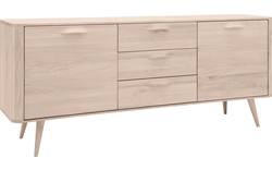 Goossens dressoir bjarte wit eiken - 8203335-02