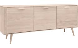 Goossens dressoir bjarte wit eiken - 8203336-02