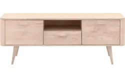 Goossens tv meubel bjarte wit eiken - 8203355-01