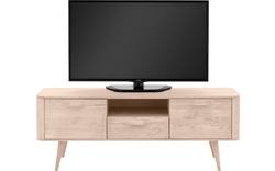 Goossens tv meubel bjarte wit eiken - 8203355-01