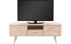 Goossens tv meubel bjarte wit eiken - 8203355-01