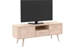 Goossens tv meubel bjarte wit eiken - 8203355-01