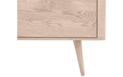 Goossens tv meubel bjarte wit eiken - 8203355-01