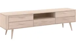 Goossens tv meubel bjarte wit eiken - 8203356-01