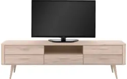 Goossens tv meubel bjarte wit eiken - 8203356-01