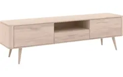 Goossens tv dressoir bjarte wit eiken - 8203357-01