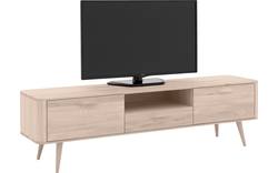 Goossens tv dressoir bjarte wit eiken - 8203357-01