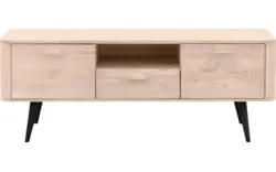 Goossens tv meubel bjarte wit eiken - 8203358-01