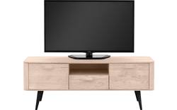 Goossens tv meubel bjarte wit eiken - 8203358-01