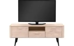 Goossens tv meubel bjarte wit eiken - 8203358-01
