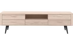 Goossens tv meubel bjarte wit eiken - 8203359-01