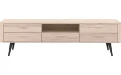 Goossens tv meubel bjarte wit eiken - 8203359-01