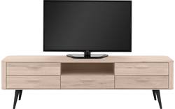 Goossens tv meubel bjarte wit eiken - 8203359-01