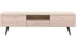 Goossens tv dressoir bjarte wit eiken - 8203360-01