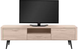 Goossens tv dressoir bjarte wit eiken - 8203360-01