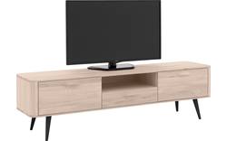 Goossens tv dressoir bjarte wit eiken - 8203360-01