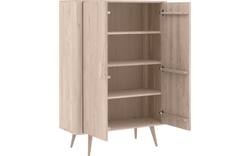 Goossens opbergkast bjarte wit eiken - 8203362-01