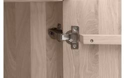 Goossens opbergkast bjarte wit eiken - 8203362-01